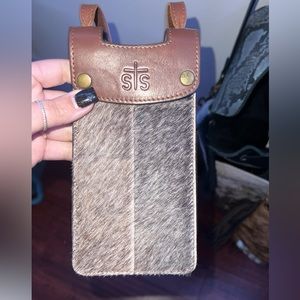Cowhide Phone Wallet